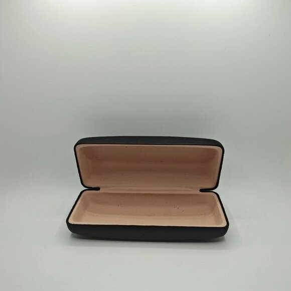 Clam Shell Black Wood Look Eyeglasses Glasses Hard Case Good Condition C8 - Picture 3 of 3